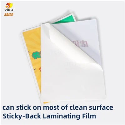Laminating Sheets With Adhesive Backing